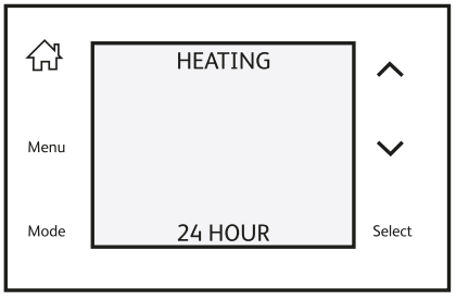ESi Controls ESRTP4TOUCH Programmable Room Thermostat - Set Schedule 1