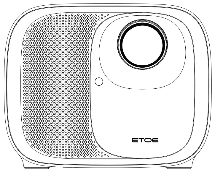 ETOE B0BLNFTQVY Android TV Projector