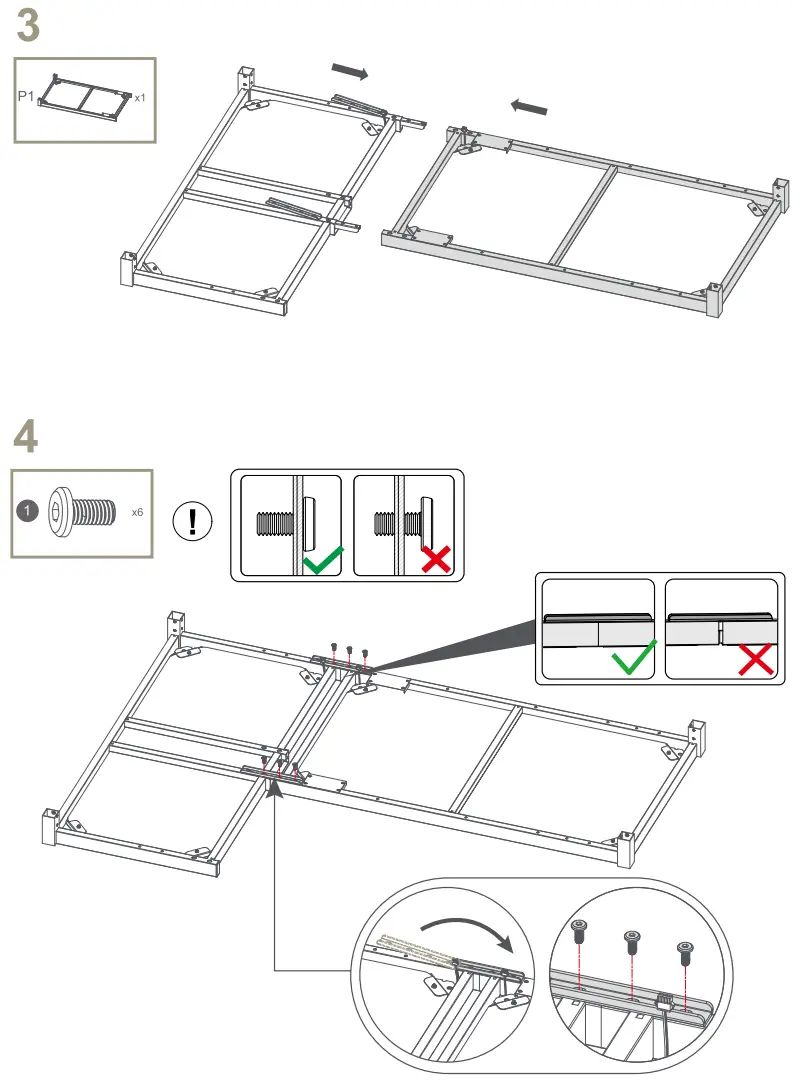 EUREKA ERGONOMIC L60 Music Sensing RGB LED Lights Glass Gaming Desk - PARTS11