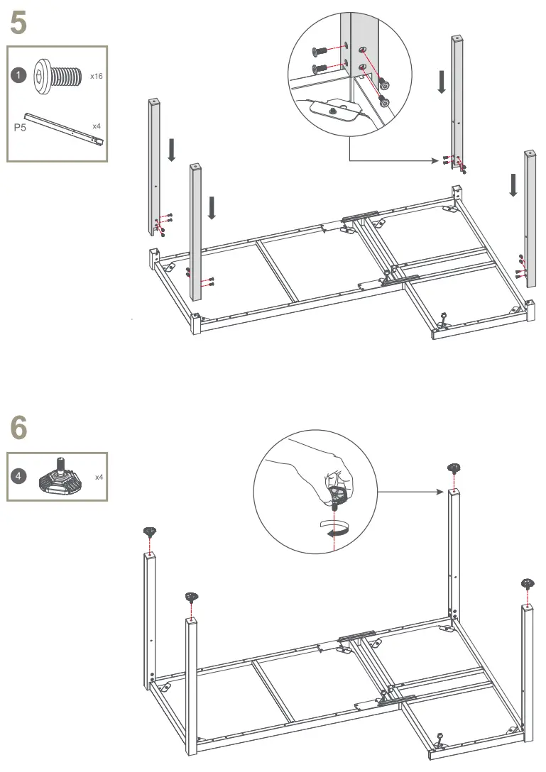 EUREKA ERGONOMIC L60 Music Sensing RGB LED Lights Glass Gaming Desk - PARTS4