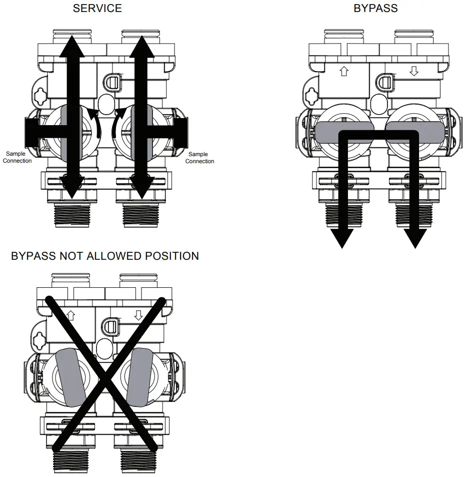 EUREKA FORBES AWS C3500 DX Automatic Aquaguard Water Softening Systems - WATER BYPASS
