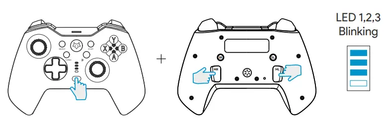 EVO FOX ONE Universal Wireless Gamepad -fig11