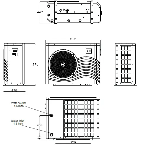 EVOHEAT -Fusion -Series -Swimming -Pool -Heat- Pump -Unit - 04