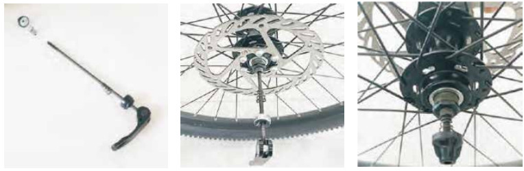 EXRBYKO EXR-03 Fat Tire Electric Bike for Adults - Front Wheel