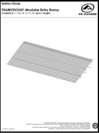 EZ-ACCESS TMER 3 Transitions Modular Aluminum Entry Ramp 06