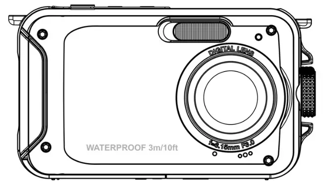 Easypix W3027 O Aquapix Wave Underwater Camera - cover