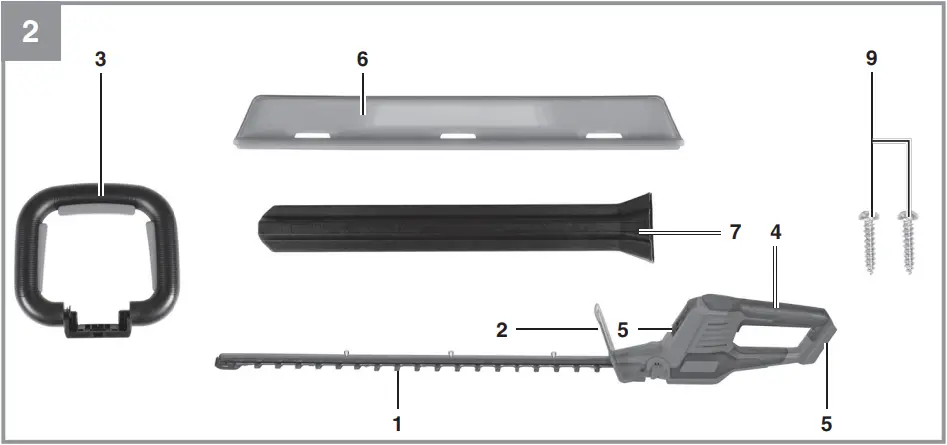 Einhell GE-CH 36-61 Li - Fig. 2