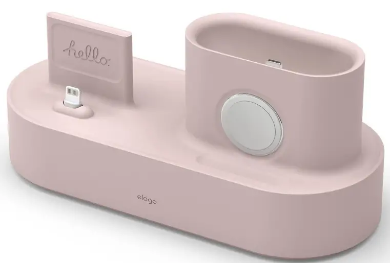 Elago-EST-TRIO-SPK-3 in 1-Charging-station-Compatible -product