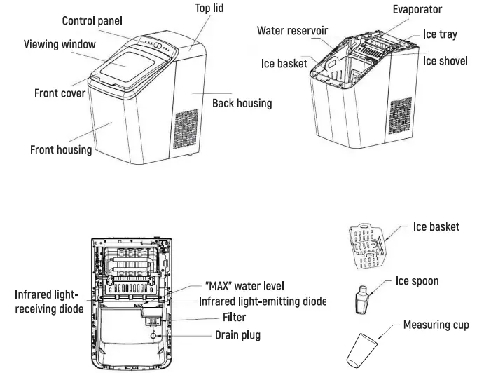 Elechelf-IM2200-UL-Ice-Maker-FIG- (1)