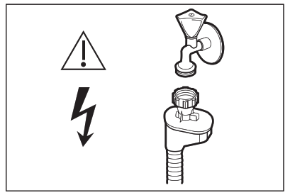 Electrolux GA55LV Dishwasher - Water connection