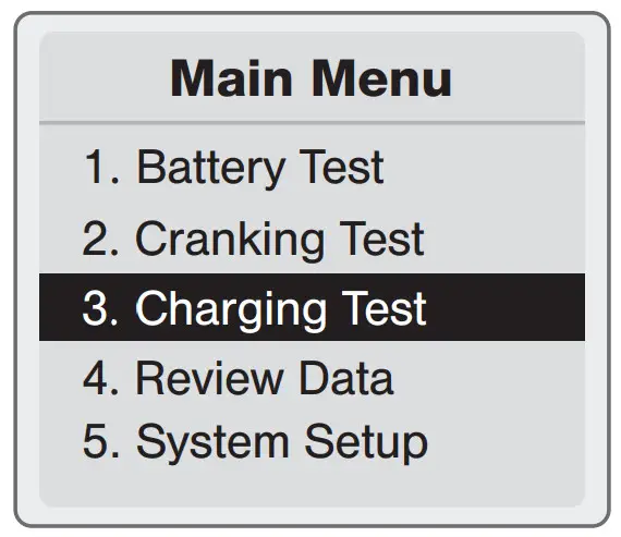Endeavour Tools ET8664 Battery Tester - . Charging Test