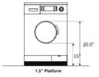 Equator Compact 824N Washer - Ada Compliance