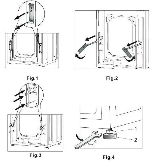 Equator Compact 824N Washer - Unpacking Leveling and Positining