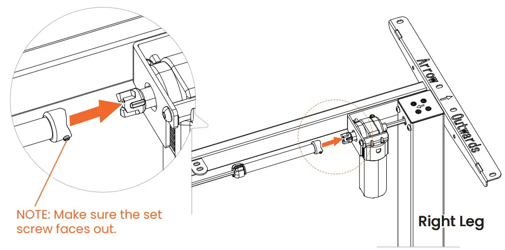 ErGear EGESD13B Electric Standing Desk Adjustable Height with Storage Bag - Step 11