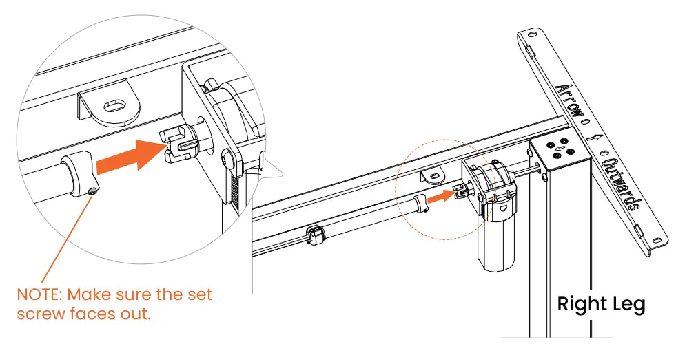 ErGear EGESD5V 3 Electric Standing Desk with Drawe - Lage Road 1