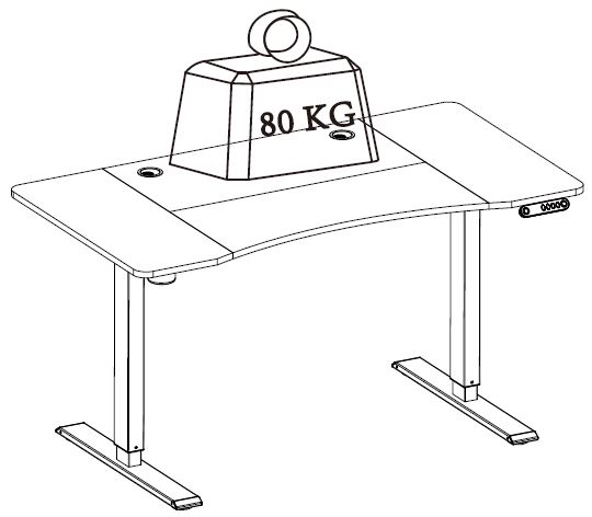 FAREXON-3536-Electric-Standing-Ergonomic-Desk-FIG-2