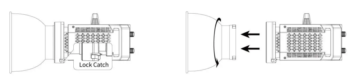 FEELWORLD FL225D Series 5600K Daylight Video Studio Light - . reflector2