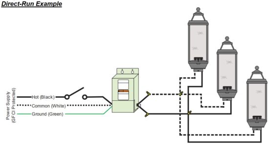FIG 11 Wiring Multiple Lanterns to One Transformer.JPG