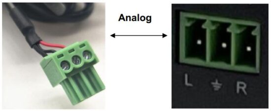 FIG 12 Analogue Audio IN OUT connection.JPG