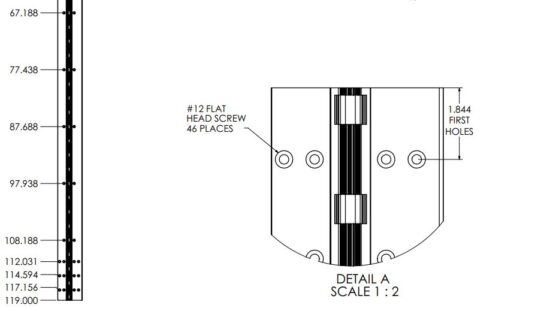 FIG 12 TEMPLATE FOR FULL MORTISE CONTINUOUS GEARED ALUMINUM HINGE.JPG
