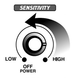 FIG 20 SENSITIVITY ADJUSTMENT