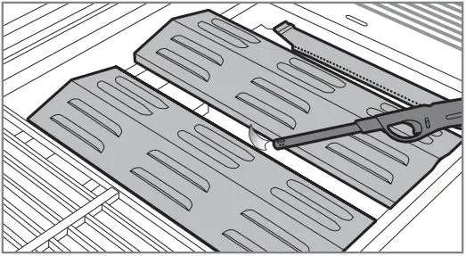 FIG 24 Igniting the burners with a match or long lighter.JPG