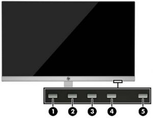 FIG 5 Front bezel controls