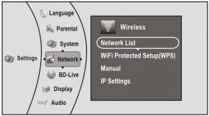 FIG 7 Wireless screen opens