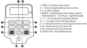 FIG 8 Timer Settings