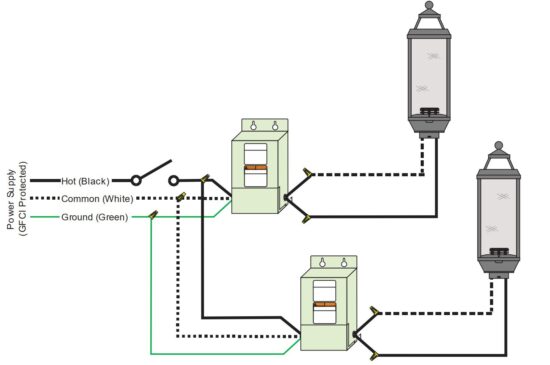 FIG 9 Wiring Multiple Transformers to One Switch.JPG