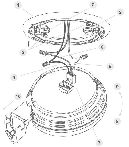 FIRST -ALERT -SM300-AC -Interconnect -Hardwire -Dual -Sensor -Smoke -Alarm -with -Battery -Backup -fig (4)