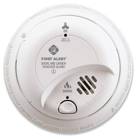 FIRST ALERT SMICO100 AC Smoke and Carbon Monoxide Alarm Ac Powered With Battery Backup