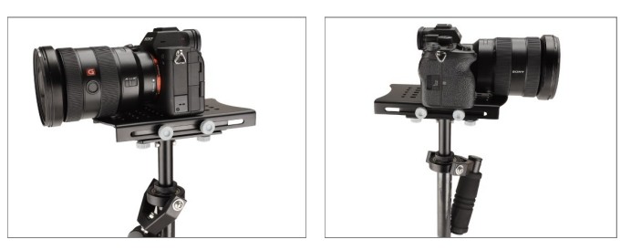 FLYCAM FLCM-DN-ABQ DSLR Nano Handheld Camera Stabilizer Brace Support - plate using both