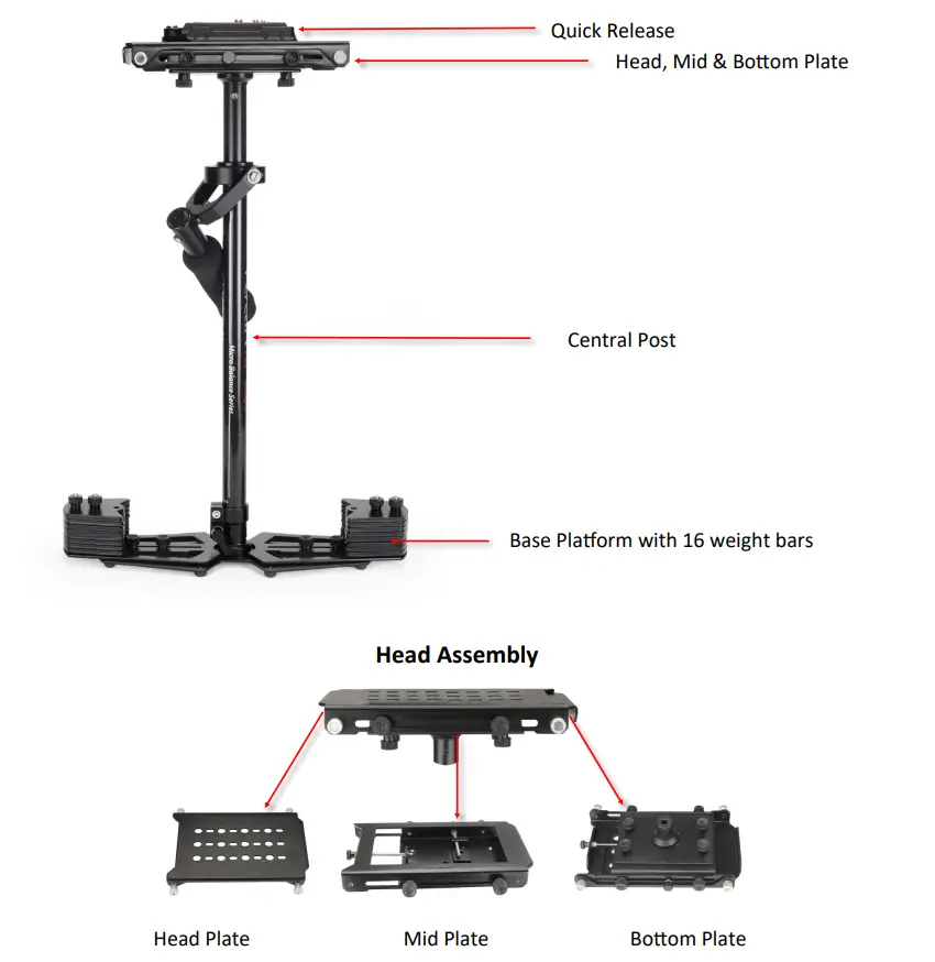 FLYCAM FLCM-HD5-QT Handheld Stabilizer - Features