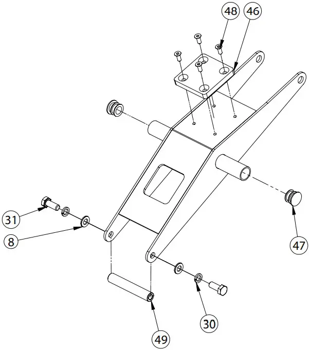 FORCE F MR FID V2 FID Bench with Arm and Leg Developer - ASSEMBLY 5