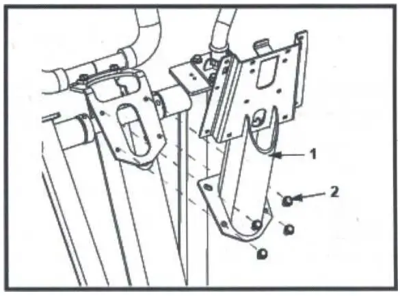 Attach Console Support Weldment 