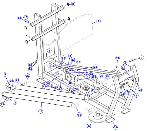 FRENCH-FITNESS-FFS-LPS-Silver-Seated-Leg-Press-Sled-Calf-Raise-fig-7