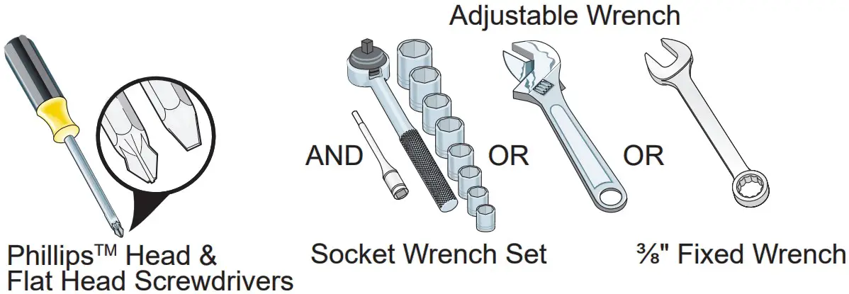FRIGIDAIRE FRSS2623AS Side by Side Refrigerator - Tools