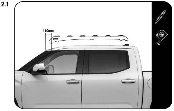 FRONT RUNNER FATT006 Slimline II Roof Rack - parts2