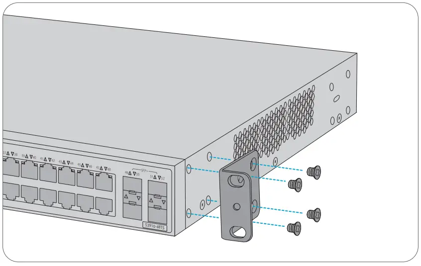 FS S3910 Series Managed L2 + Gigabit Switches - Rack Mounting