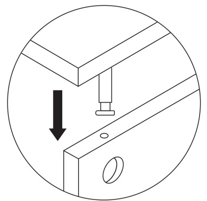 Furniture of America FGI-2087C35-TR Cheverly Vintage Gray Oak Multiple Storage TV Tower - screw