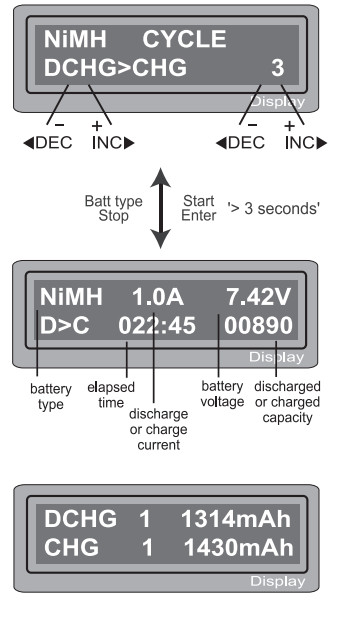 G T POWER X2 80W AC-DC Multi Chemistry Balance Charger - Display 3