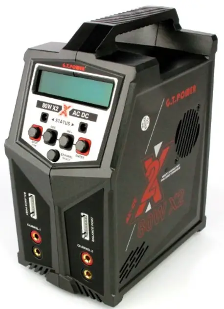 G T POWER X2 80W AC-DC Multi Chemistry Balance Charger