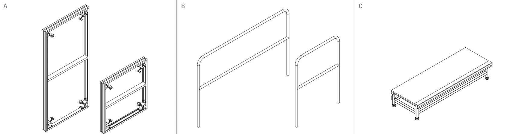G4M 2MX1M Pro Stage Platform - Contents Checklist