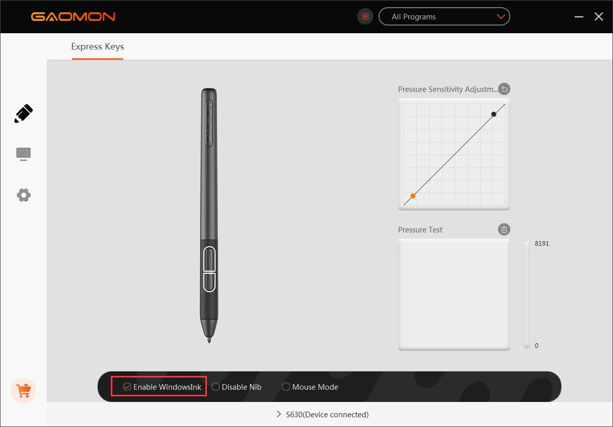 GAOMON S630 3 2 Inches Graphics Drawing Tablet - Function Setting 11