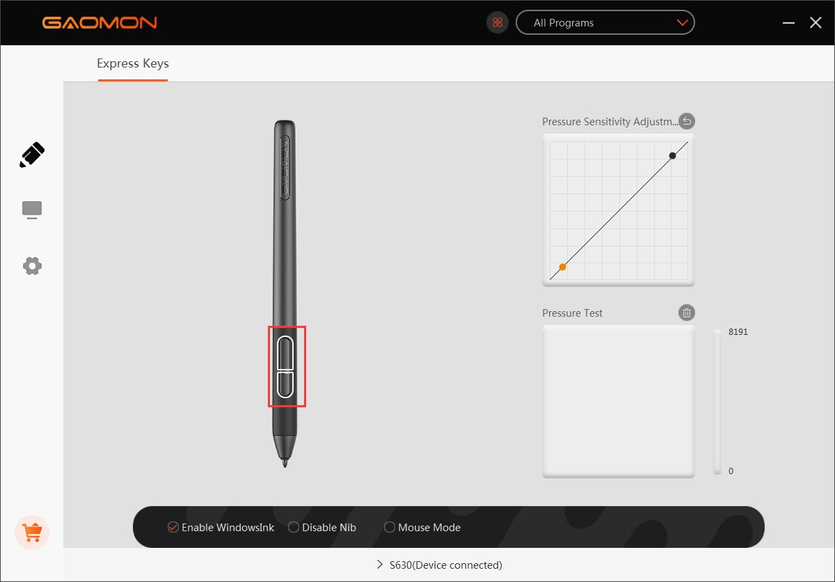 GAOMON S630 3 2 Inches Graphics Drawing Tablet - Function Setting 7