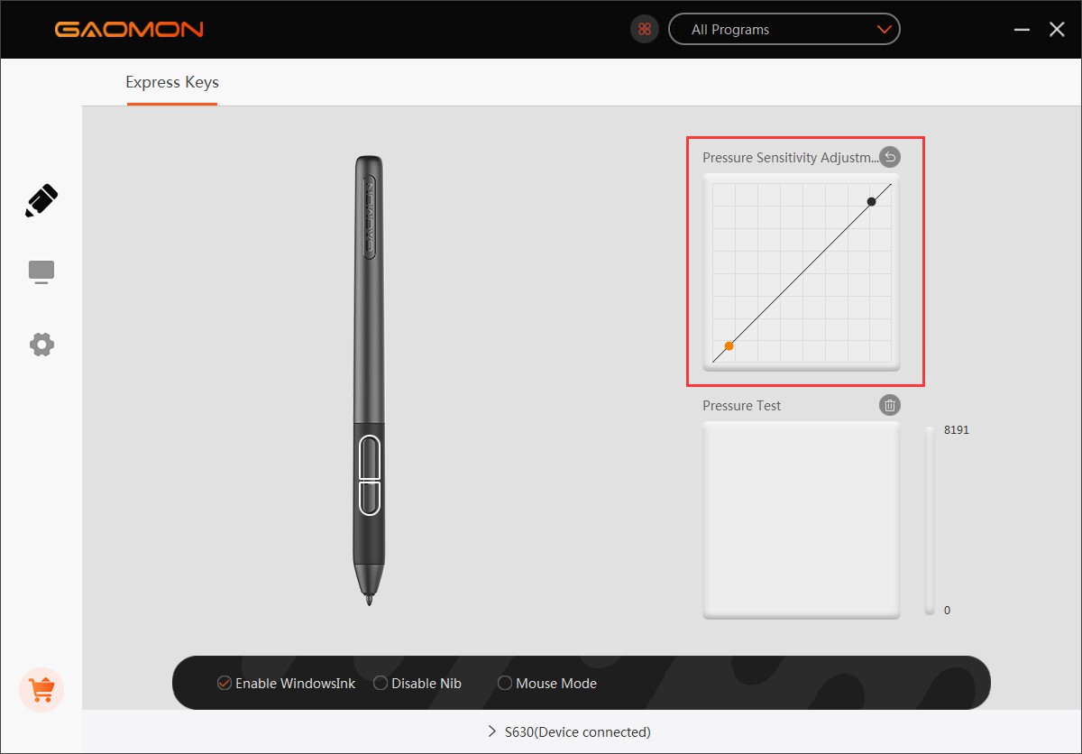 GAOMON S630 3 2 Inches Graphics Drawing Tablet - Function Setting 9