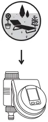 GARDENA 13400 Micro Drip Inline Dropper 19