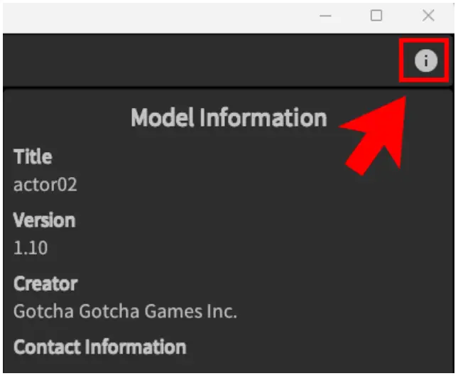 Information Menu