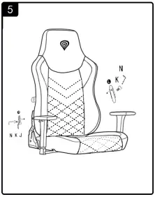GENESIS Nitro 890 G2 Gaming Chair A5